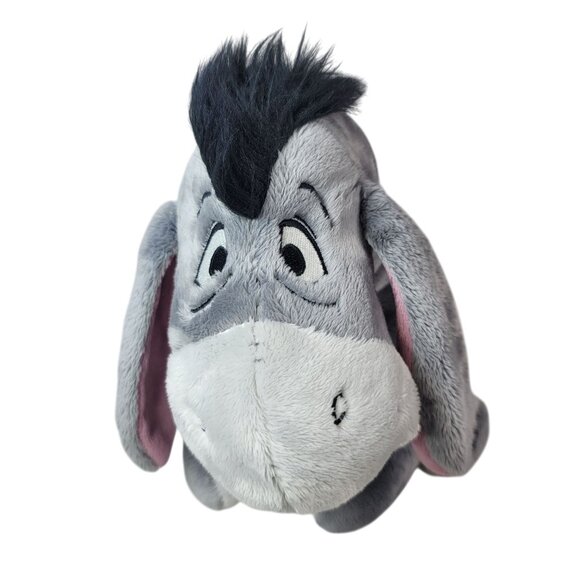 Disney Store MC Eeyore Large Plush Gray 16" Removable Tail Hook Loop Winnie - Picture 3 of 11